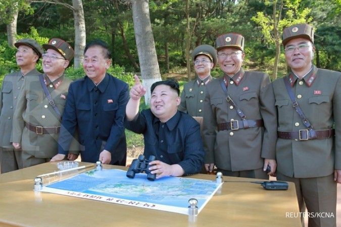 Kim Jong Un pimpin ujicoba senjata anti pesawat 