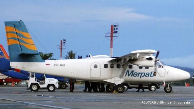 Selama kuartal I, Merpati rugi Rp 250 miliar