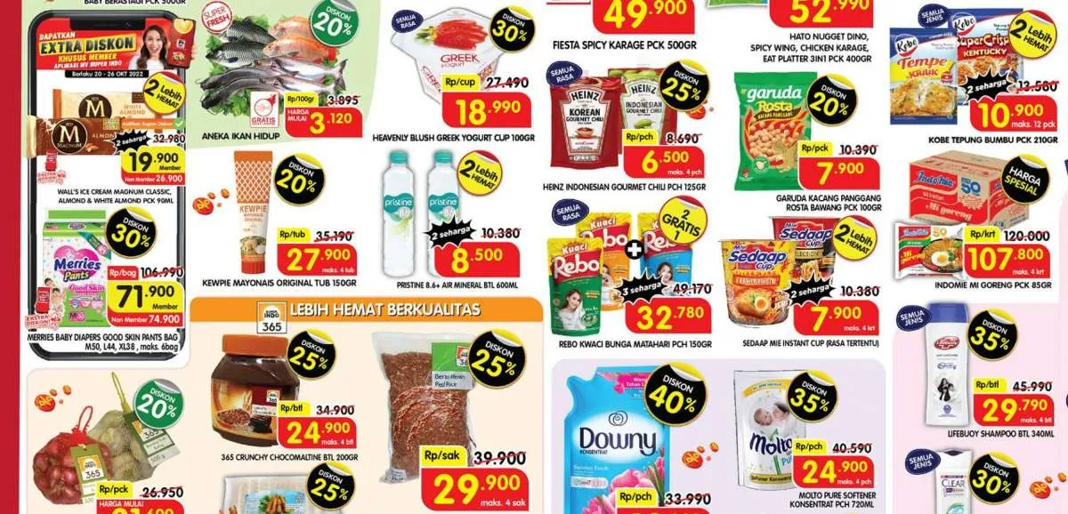 Promo Superindo Hari Ini 25 Oktober 2022, Berikut Katalog Potongan Harga Terbaru 