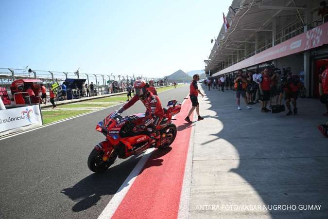 Hasil Sprint Race MotoGP Indonesia 2024: Francesco Bagnaia Podium 1