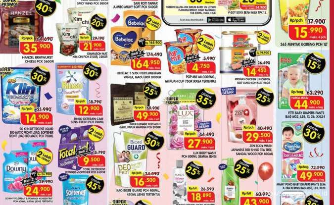 Promo Superindo Terbaru 12-15 Agustus 2024, Ada Beli 1 Gratis 1 untuk Produk Ini!