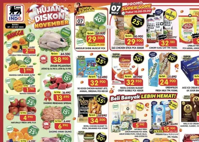 Katalog Promo JSM Superindo Diskon hingga 50% Periode 7-9 November 2025