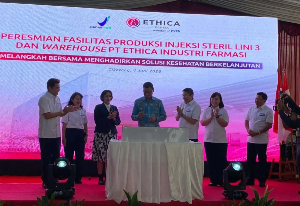 BPOM Resmikan Fasilitas Produksi Injeksi Milik PT Ethica Industri Farmasi