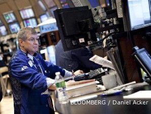 Outlook ekonomi Inggris memburuk, Wall Street dibuka merah