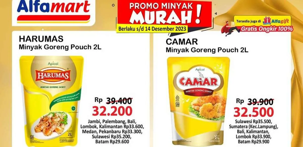 Promo Alfamart Terbaru Minyak Goreng Murah 12 Desember 2023, Berakhir 2 Hari Lagi