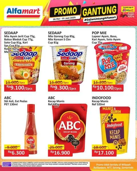 Promo Alfamart Gantung Periode 26 Mei-1 Juni 2025