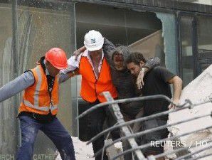 Sedikitnya 65 orang tewas akibat gempa Selandia Baru