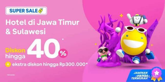 Promo Tiket.com Hotel Jawa Timur & Sulawesi, Nikmati Diskon Hingga 40%