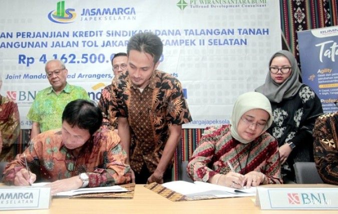 BNI beri kredit sindikasi proyek tol Jakarta-Cikampek II Selatan Rp 1,39 triliun