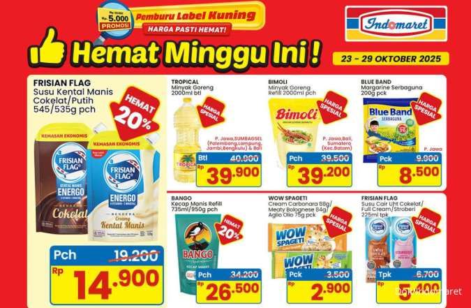 Promo Indomaret Hemat 23-29 Oktober 2025, Bimoli & Blue Band Harga Spesial