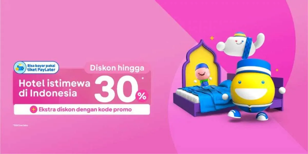 Promo Tiket.com s.d 24 Mei 2022, Diskon Hotel Istimewa di Indonesia Hingga 30%