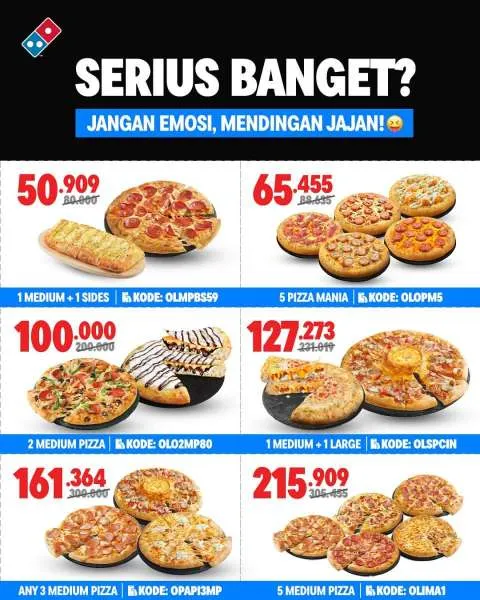 Promo Dominos Pizza Paket Hemat