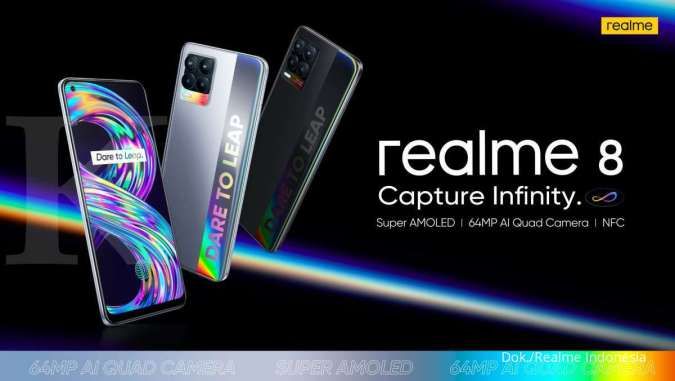 Spesifikasi & harga HP Realme 8: RAM 8 GB, chipset gaming, hanya Rp 3 jutaan
