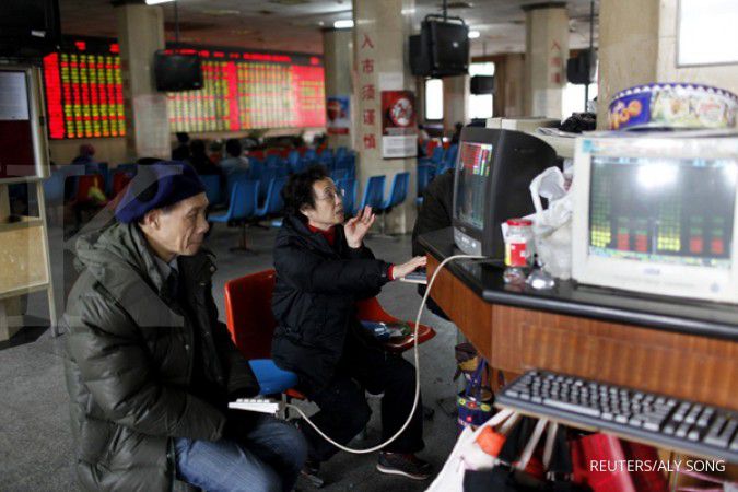 Bursa saham China terpuruk di hari ketiga