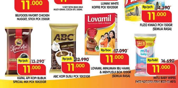 Promo Superindo super seru 11.11 di 11 November 2021
