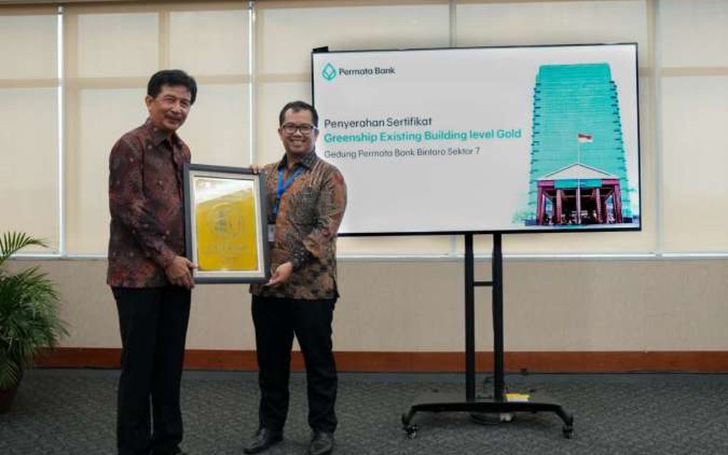  Ramah Lingkungan & Berkelanjutan,Gedung Permata Bank Raih Sertifikasi Green Building 