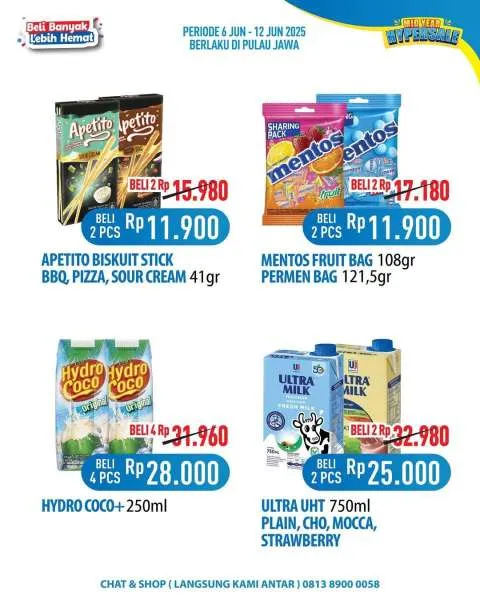 Promo Hypermart Beli Banyak Lebih Hemat Periode 6-12 Juni 2025