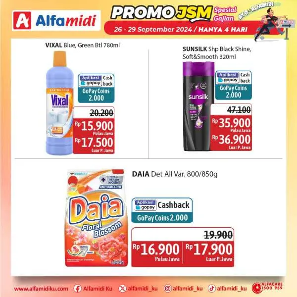 Promo JSM Alfamidi Hanya 4 Hari Periode 26-29 September 2024