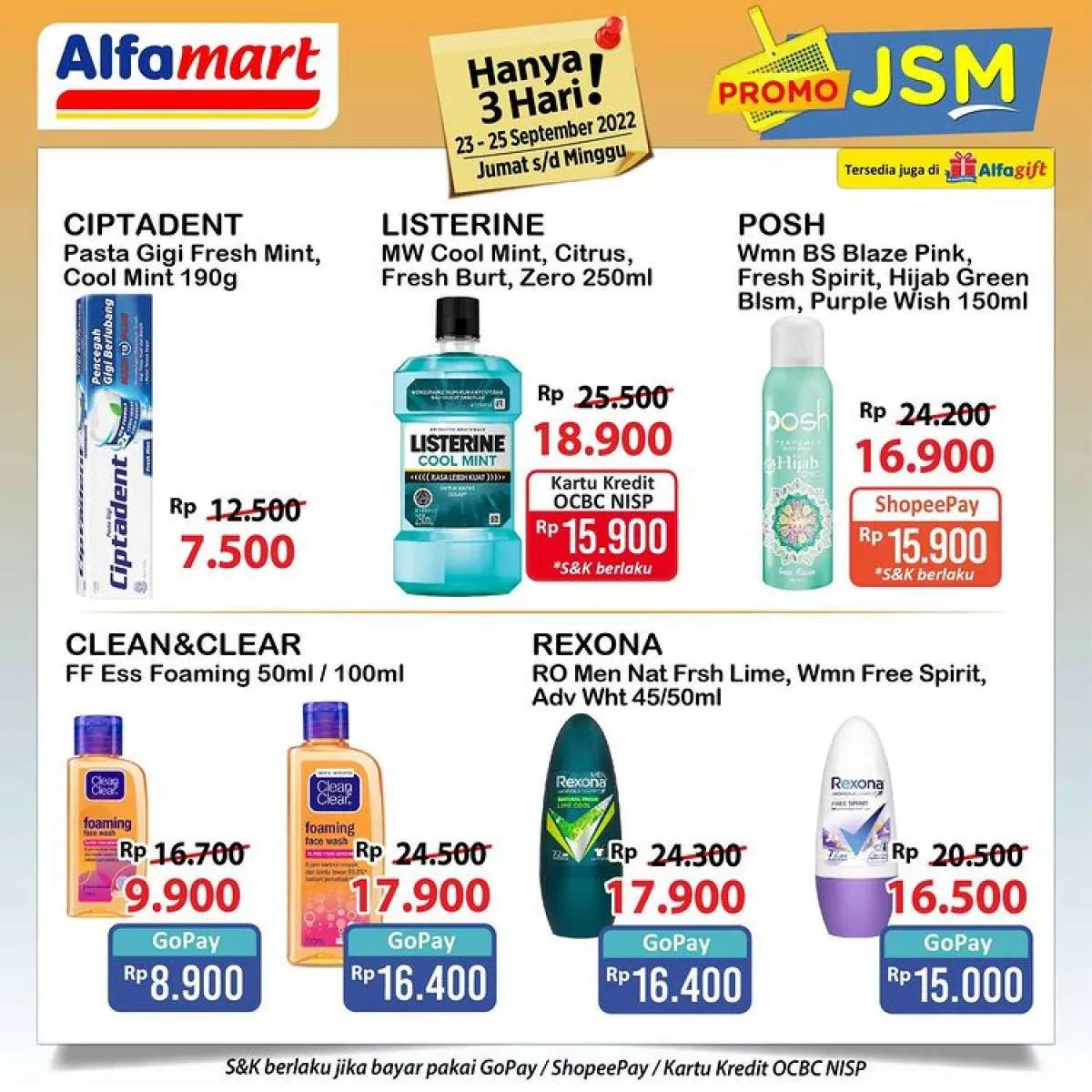Promo JSM Alfamart Periode 23-25 September 2022, Cek Katalognya di Sini!