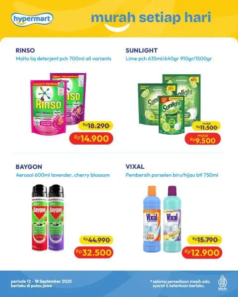 Promo JSM Hypermart Hyper Diskon Weekend Periode 12-15 September 2025