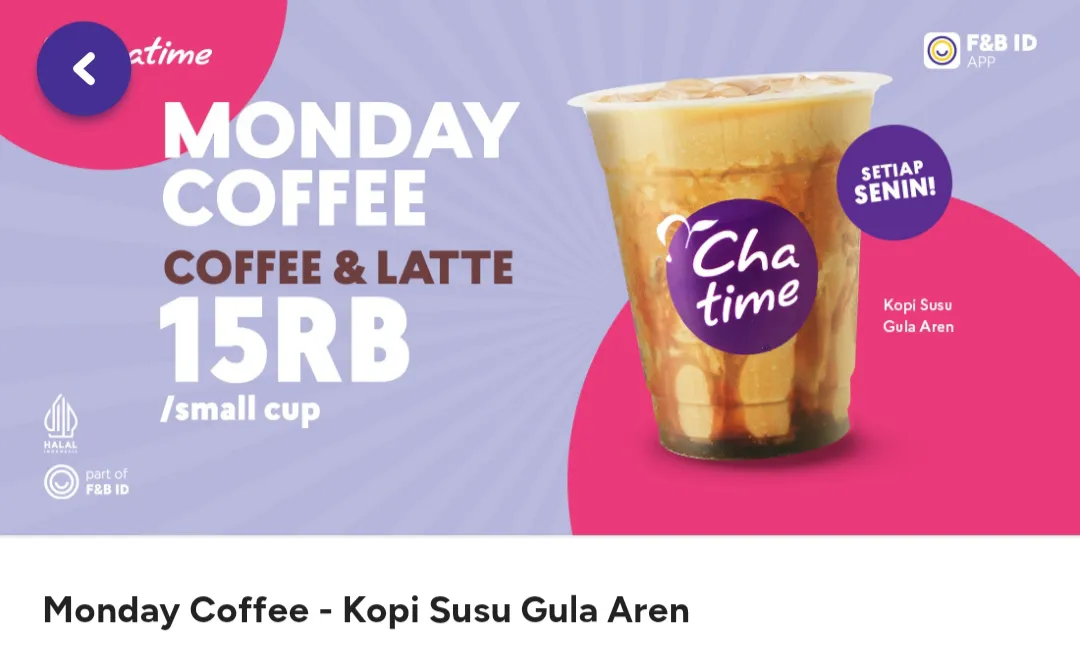 chatime monday coffee