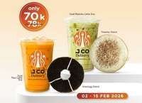 Promo J.CO Februari 2026, Beli 2 Minuman & 2 Donut Cuma Rp 70.000 Saja
