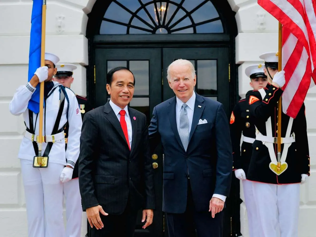 Jamuan Makan Malam Bersama Joe Biden, Jokowi Sampaikan Pentingnya Kemitraan Global 