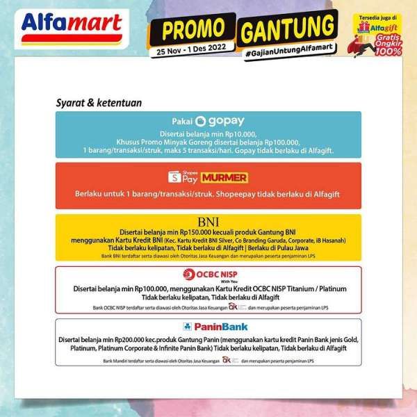Harga Promo JSM Alfamart Mulai 25 November 2022, Katalog Promo Alfamart Gantung Terbaru