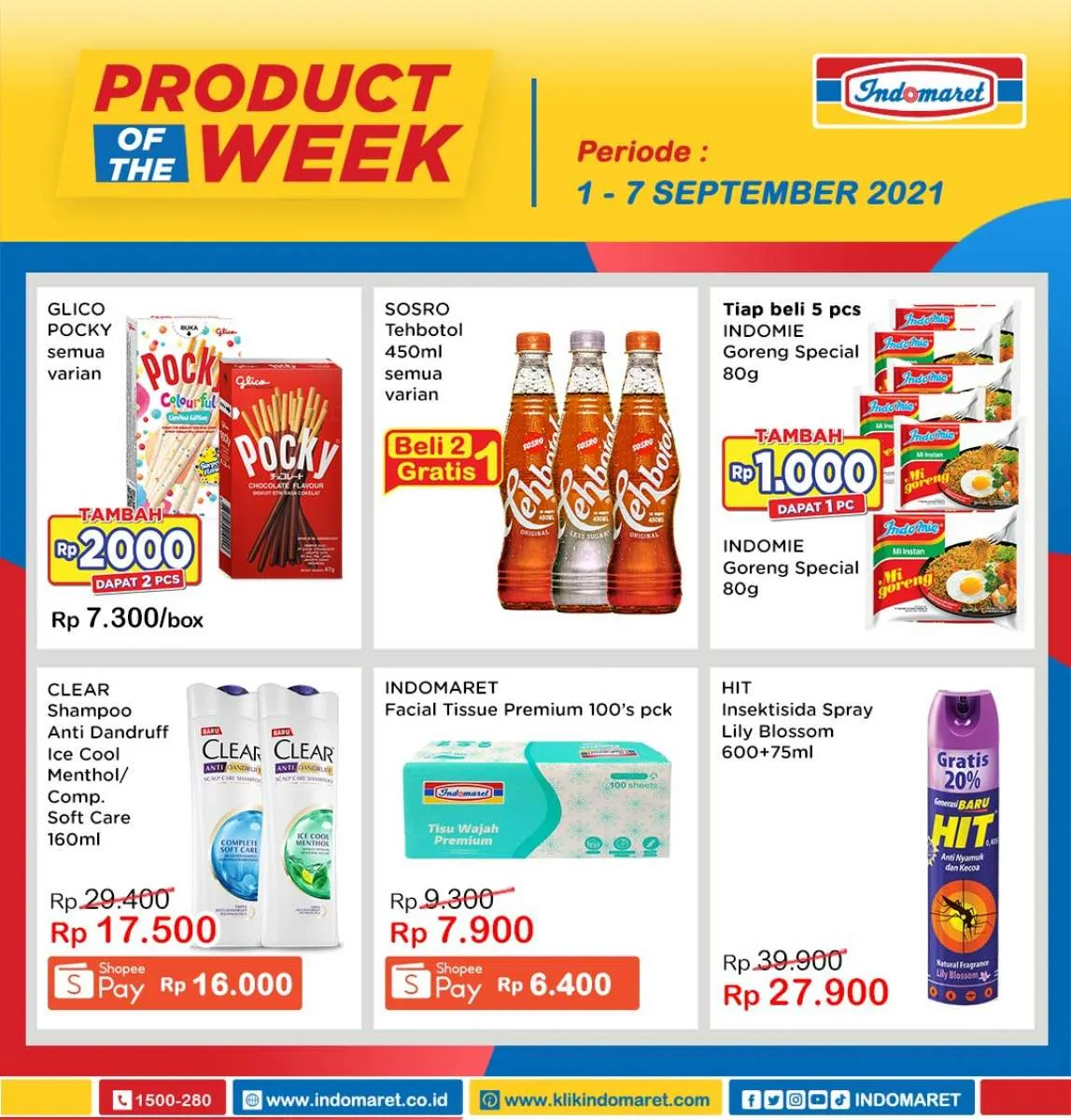 Promo PTW Indomaret 1-7 September 2021, diskonnya mantap! 