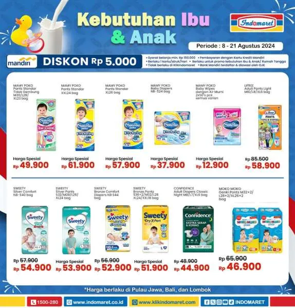 Promo Indomaret Super Hemat Periode 8-21 Agustus 2024