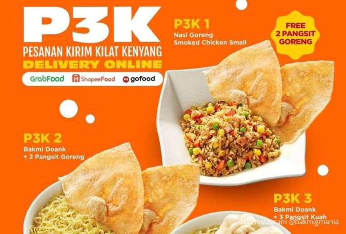 Promo Bakmi GM P3K sampai 7 Desember, Makan Nasi Goreng atau Bakmi Cuma Rp 29.000