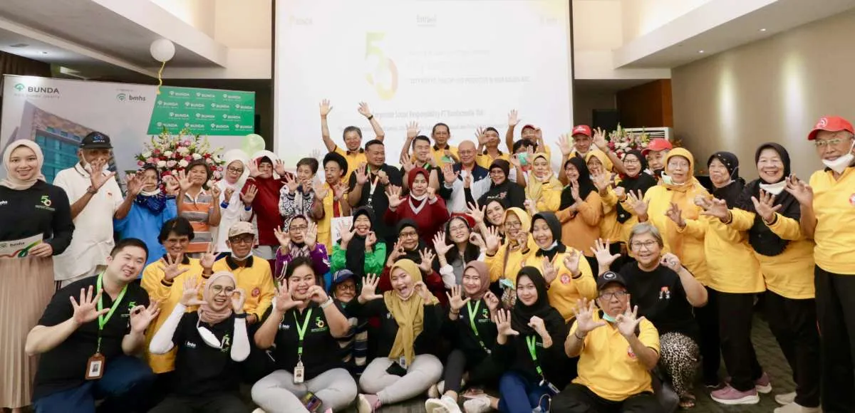 Dukung Lansia Tetap Produktif, BMHS Undang Lansia Ikuti Pemeriksaan Kesehatan Gratis