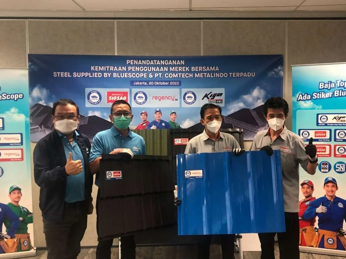  PT. NS BlueScope Gandeng PT. Comtech Metalindo Terpadu (COMET) Tawarkan Inovasi Atap