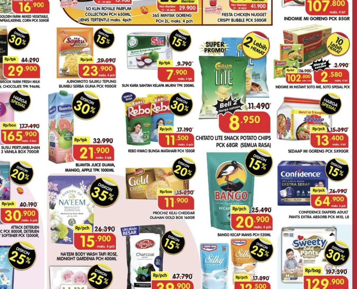 Promo JSM Superindo 17-19 November 2023, Beberapa Produk Dibanderol Beli 2 Gratis 1!