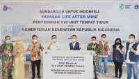 Yayasan Life After Mine sumbangkan 510 tempat tidur medis di RSDC Kemayoran