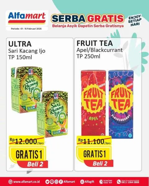 Promo Alfamart Serba Gratis Periode 1-15 Februari 2025