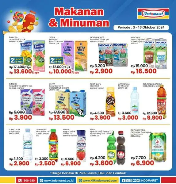 Promo Indomaret Super Hemat Periode 3-16 Oktober 2024