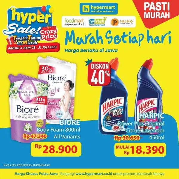 Katalog Harga Promo JSM Hypermart Terbaru 28-31 Juli 2023