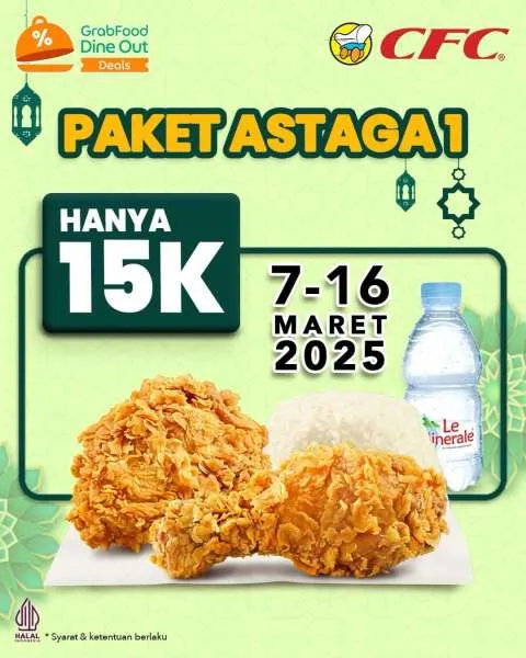 Promo CFC Paket Astaga 1 Hanya 15K