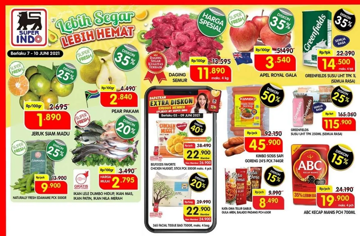 Promo Superindo weekdays 7-10 Juni 2021, diskonan hari kerja!