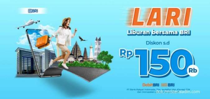 Promo Liburan BRI, Dapatkan Diskon Semua Produk Mister Aladin s.d Rp150.000
