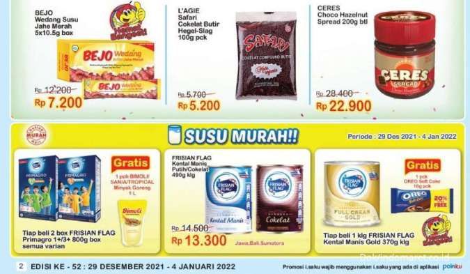 Promo Indomaret Super Hemat Mingguan Terbaru 29 Desember 2021-4 Januari 2022
