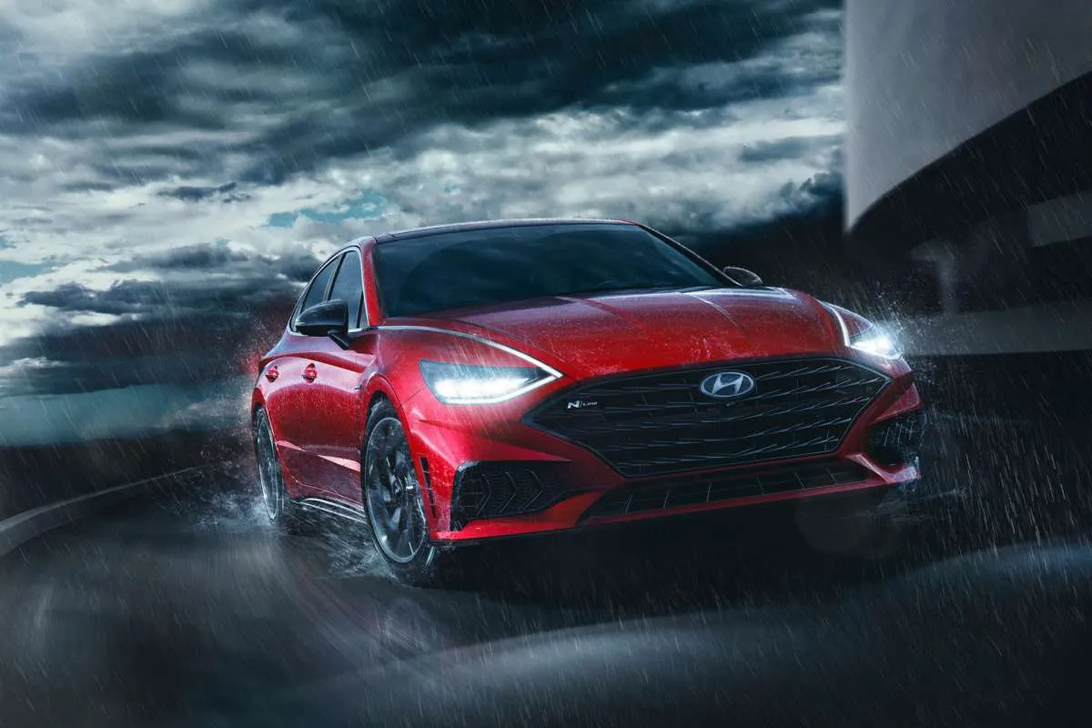 Sporty dan gagah, begini tampilan Hyundai Sonata N-Line 2021 terbaru