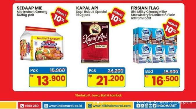 Promo Indomaret Weekend Bulan Mei 2025, Mie Sedaap dan Frisian Flag Hemat 10%