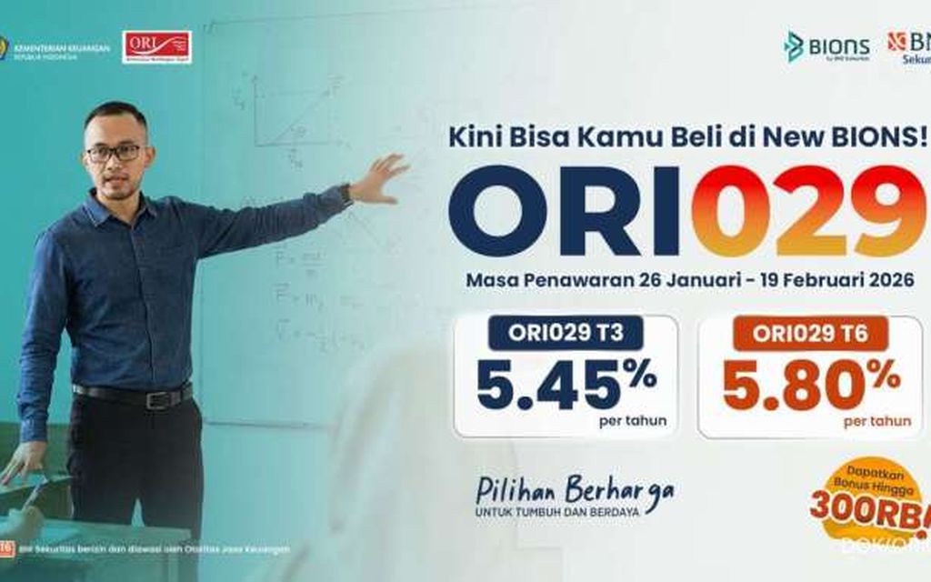  ORI029 Jadi SBN Pertama di 2026, Tawarkan Investasi dengan Imbal Hasil Kompetitif 