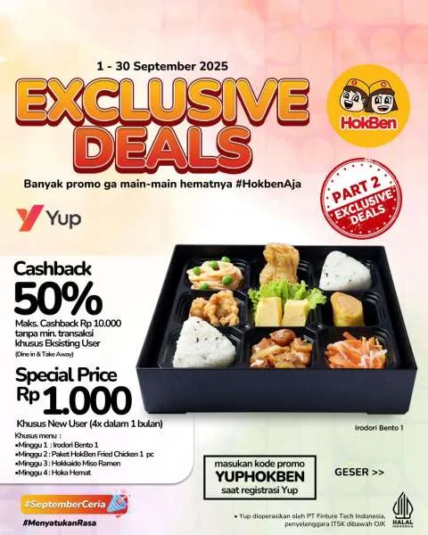 Promo HokBen x Yup September 2025