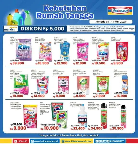 Promo Indomaret Super Hemat 1-14 Mei 2024