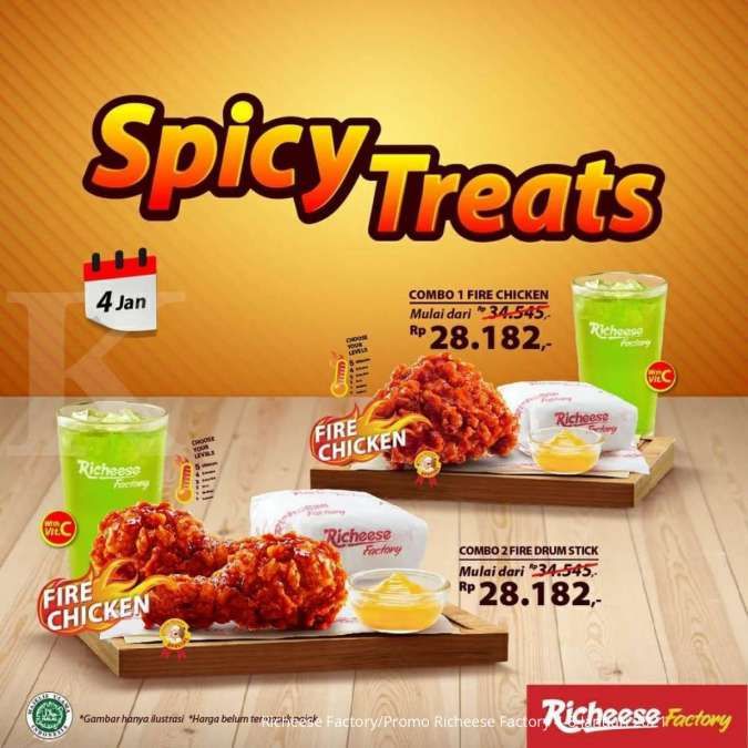 Promo Richeese Factory 4-8 Januari 2021, spesial Spicy Treats!