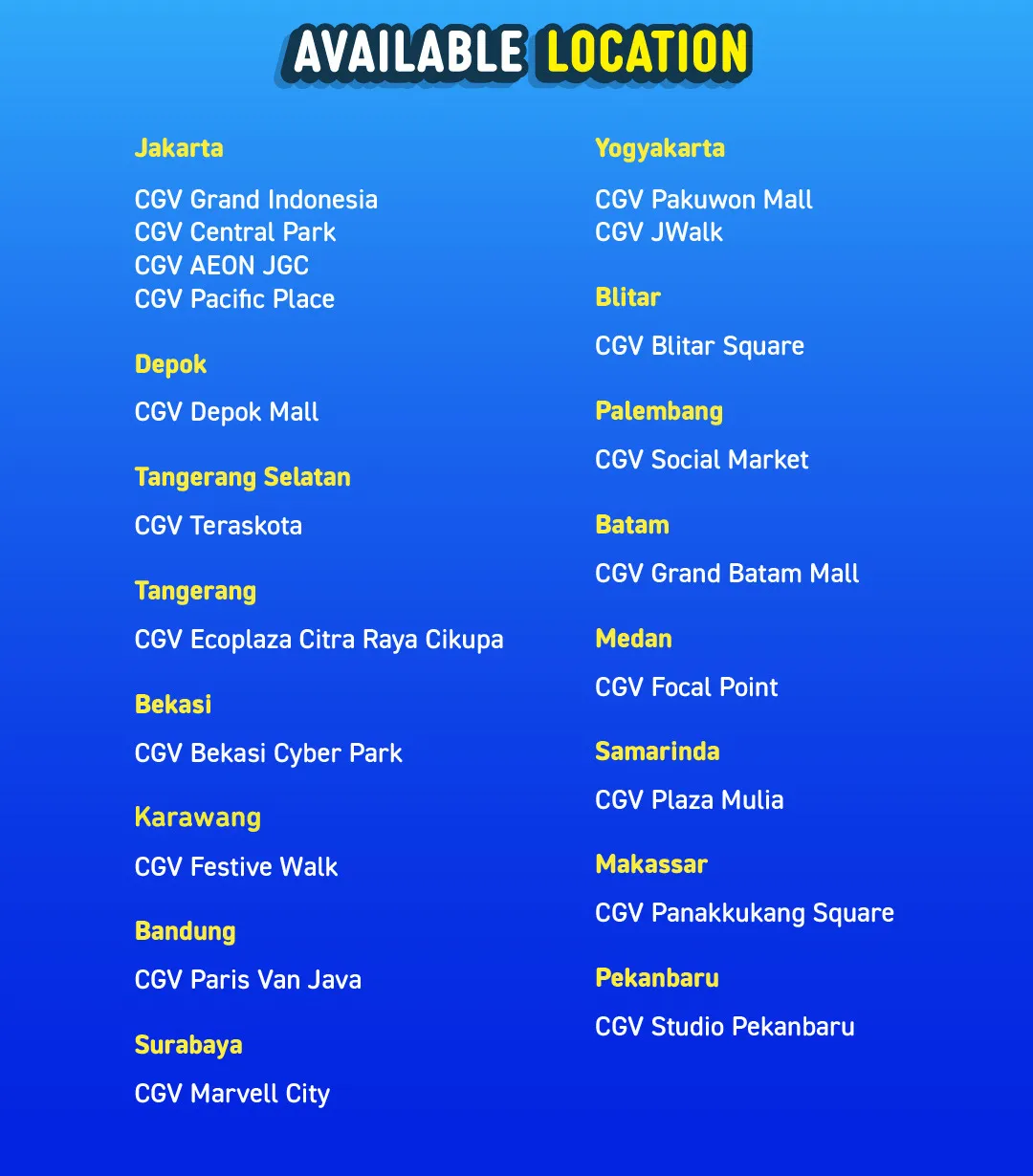 Collectible Ticket Despicable Me 4 dari CGV