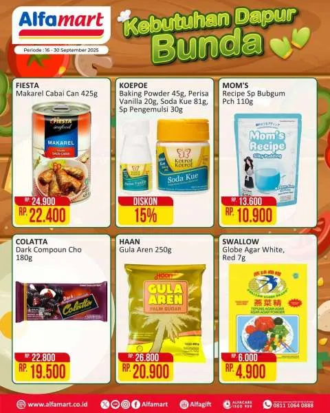 Promo Alfamart Kebutuhan Dapur Periode 16-30 September 2025
